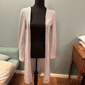 Long light grey sweater